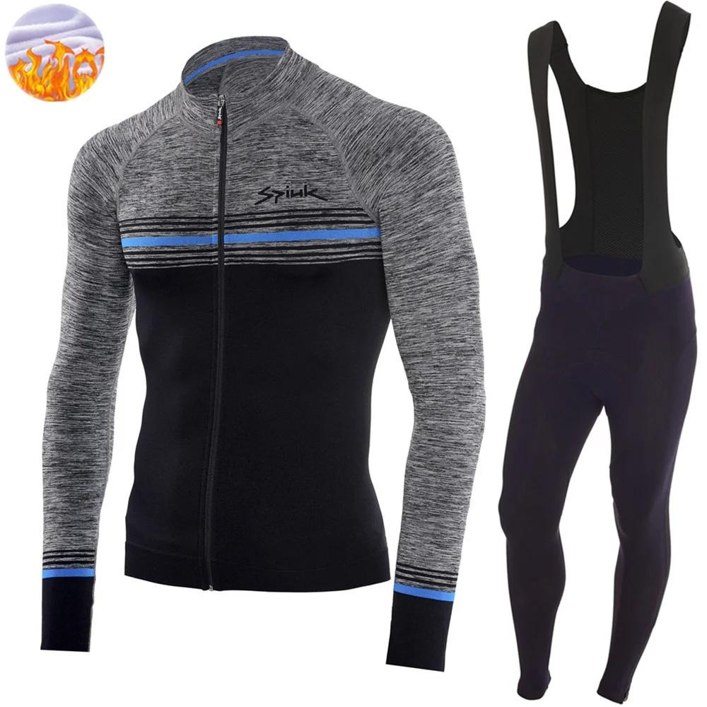 Winter Fleece Cycling Jersey Set Chilidren's Long Sleeve Clothing Winter Professional Cycling Thermal Jackets Suit MTB Uniform