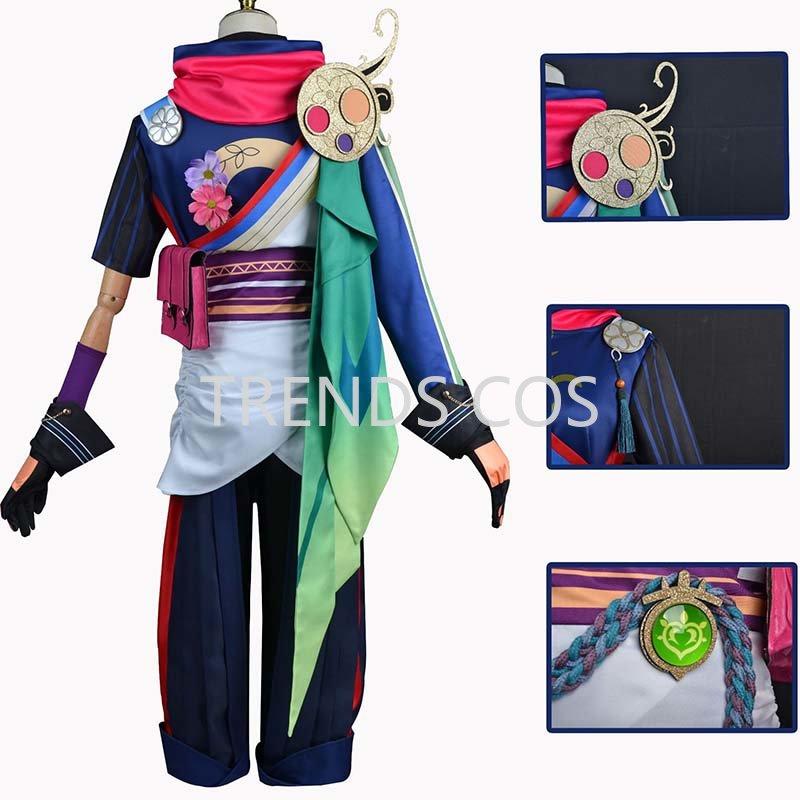 Tighnari Cosplay Costume Kostüm Halloween Karneval Outfits Ears Tail Wig For Comic Con
