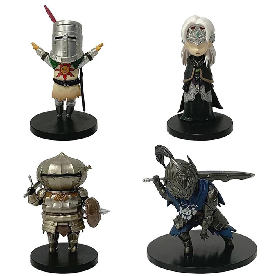HEISS Q-Version Dark Souls Anime Actionfigur Solaire Artorias Ornstein Feuerhüterin Puppe Anime Figur Modell Spielzeug für Jungen Geschenke