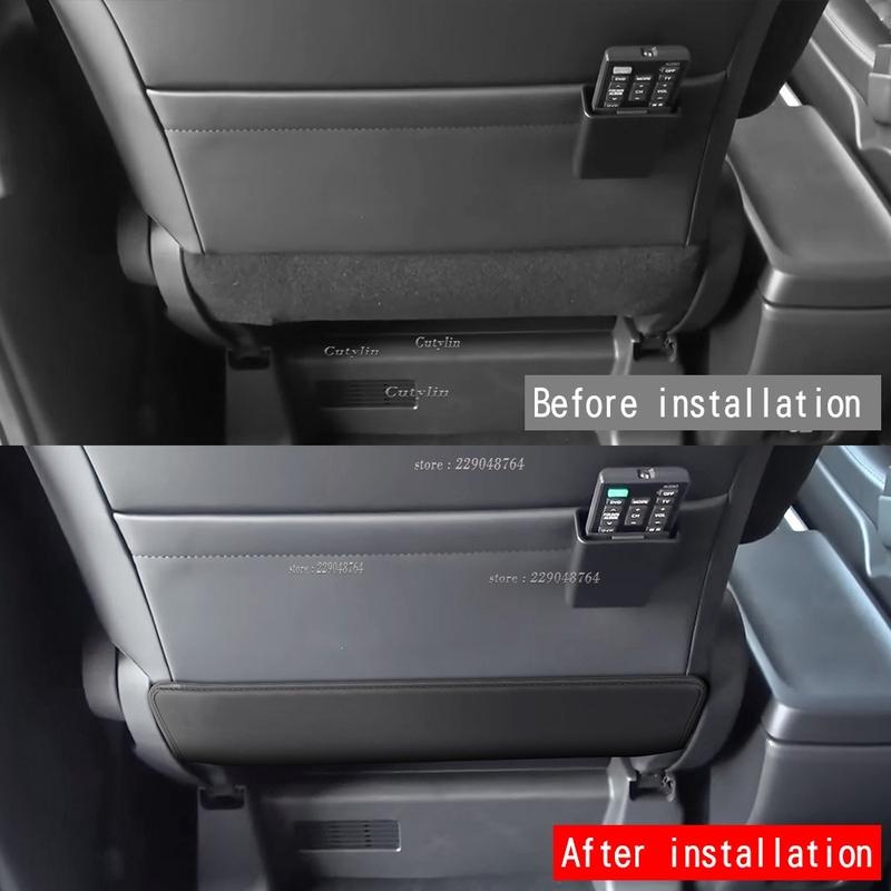 For Toyota Voxy/noah 90 Series   2024 Car Sticker Cover Seat Rear Back Protective Anti Kick Board Trim Scratch-resistant