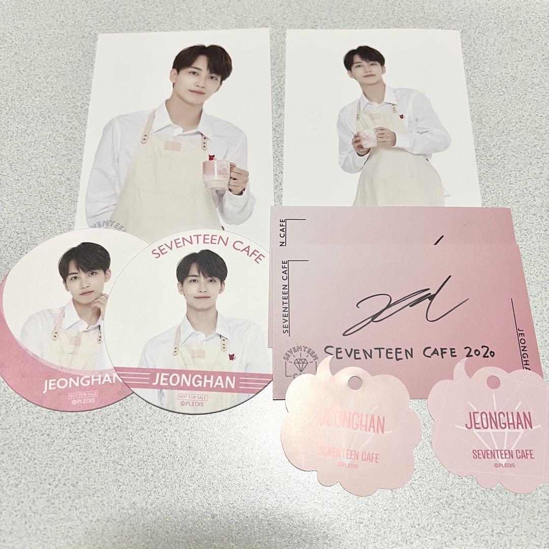 

[USED] SEVENTEEN trading card postcard cafe Jeonghan 2020