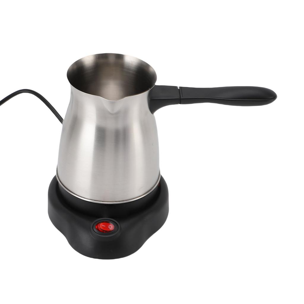 600ml Pour Over Coffee Kettle Miniature Stainless Steel Hand Brewed Electric Heating Coffee Pot for