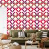 Geometric and colorful rhombus wallpaper for living room and bedroom 50x1000