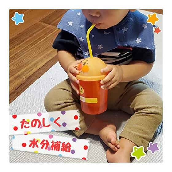 Anpanman Die-cut Straw Cup 300ml (Anpanman)