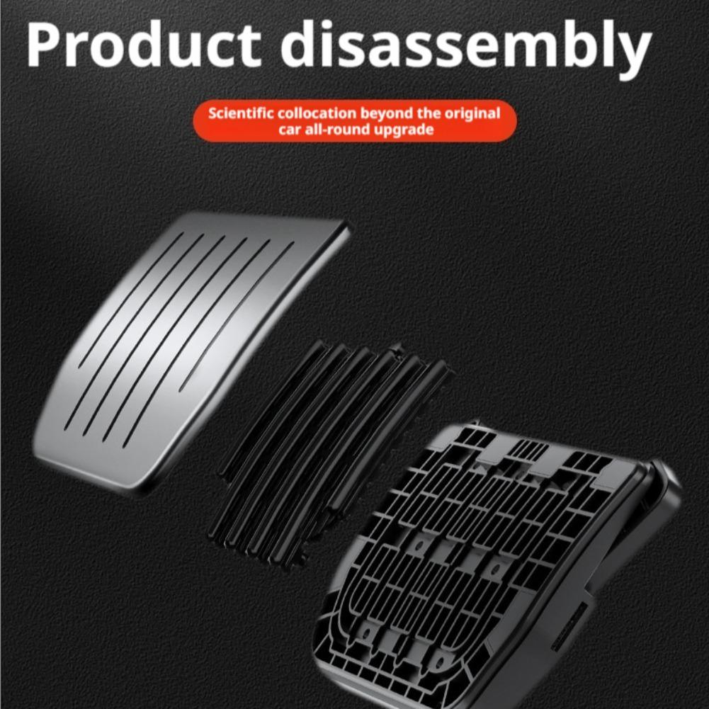 Yz For Latest Tesla Model 3 Y Highland Juniper - Foot Pedals Snap-Fit Install Alloy Gas Fuel Brake Accelerator Pedal Cover