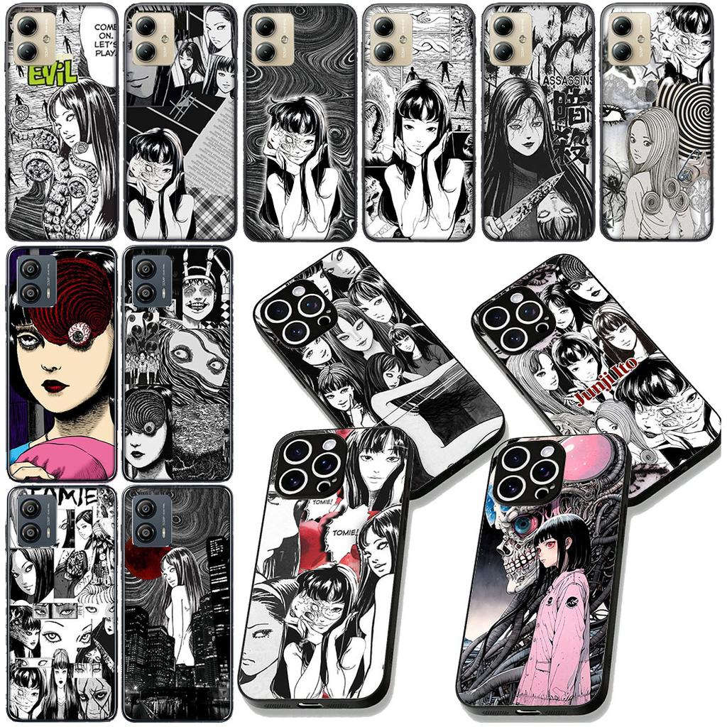 Cartoon Tomie Junji Ito Collection Phone Case for Samsung Galaxy S22 S21 S20 FE Ultra Plus A35 A36 A37 A33 A34 A04 A71 Cover