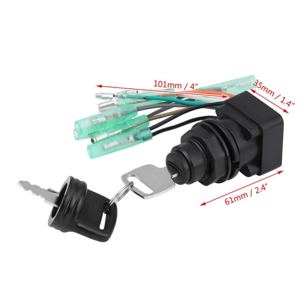 Motor Part Motor Ignition Key Switch Replacement Part Key Switch Assembly For Suzuki Outboard