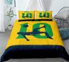 Famous Football Player 3d Bedding Set Football Printed Duvet Cover Set with Pillowcase Europe/Australia/USA Twin Queen King Size