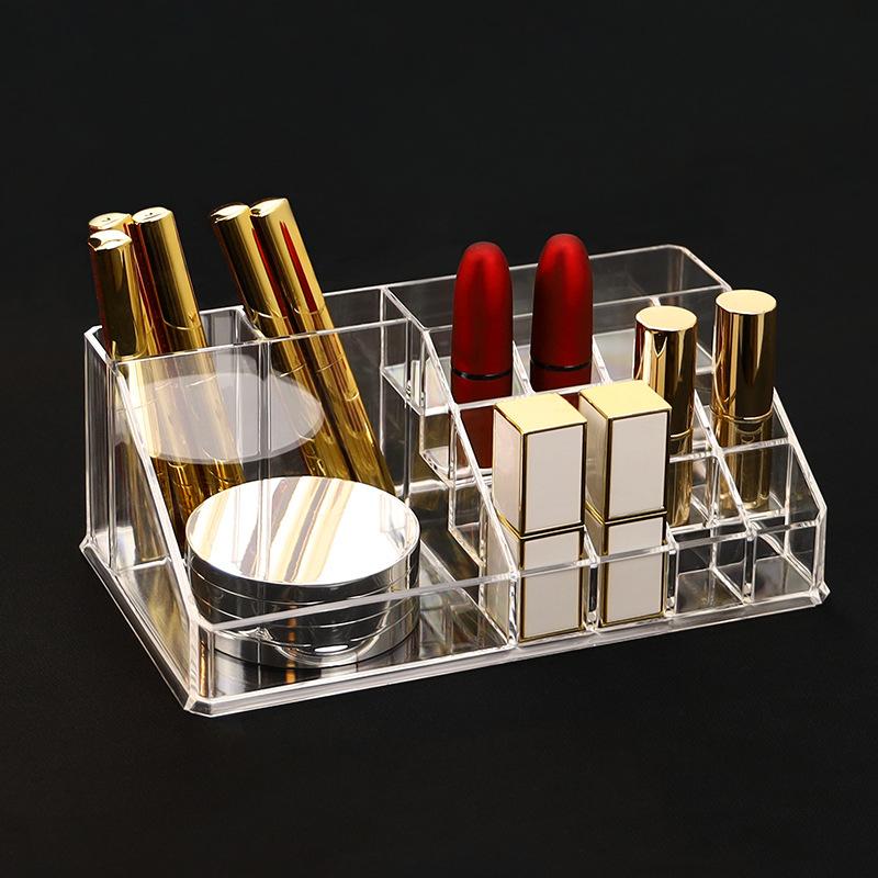 Multifunktionale Lippenstiftständer-Hülle, Make-up-Organizer, Aufbewahrungsbox, Lippenstift-Display-Ständer, Kosmetik-Schmuck-Organizer-Box