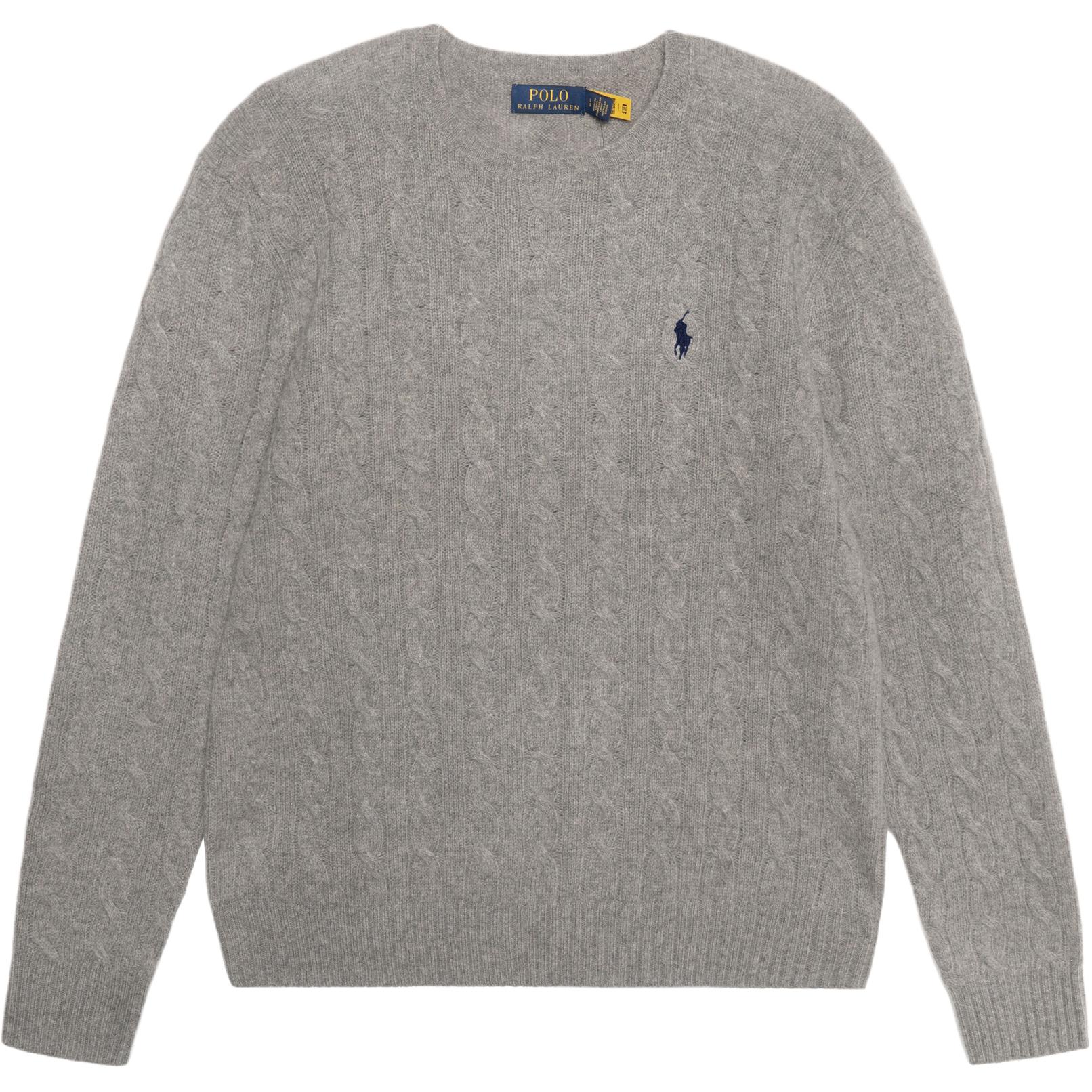 

Свитер мужской Polo Ralph Lauren с вышитым логотипом, из чистой шерсти, с круглым вырезом, с длинным рукавом, 710892478-002 S