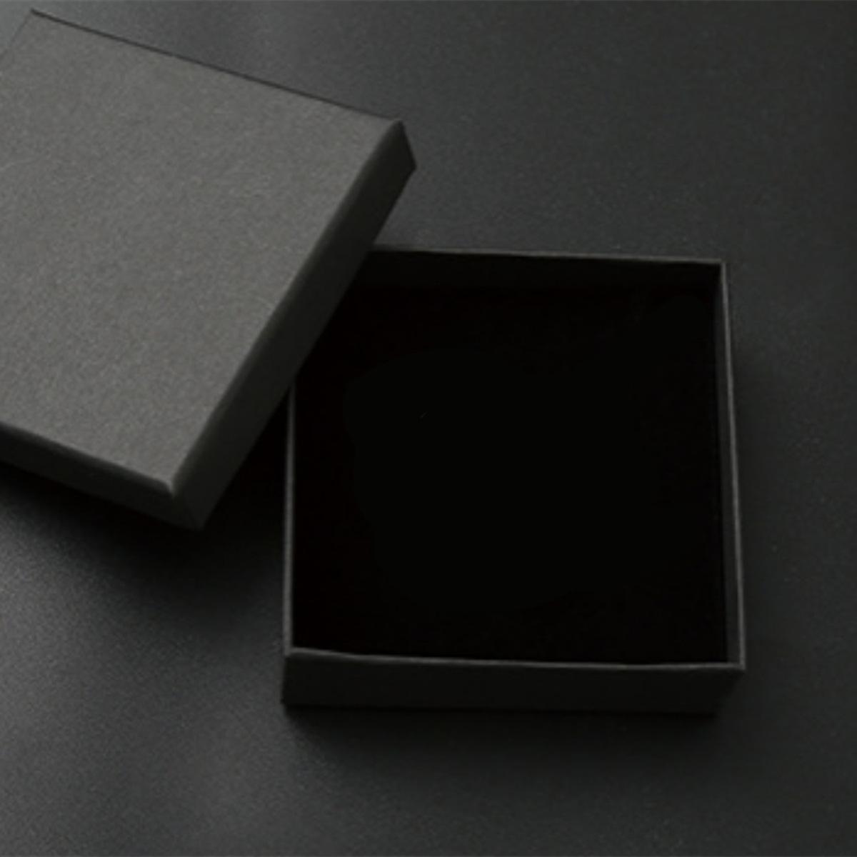 

Высококачественная черная шкатулка для украшений, серьги с надписью «Небо и Земля», браслеты, кольца, ожерелья, коробки для упаковки ювелирных изделий. чёрный