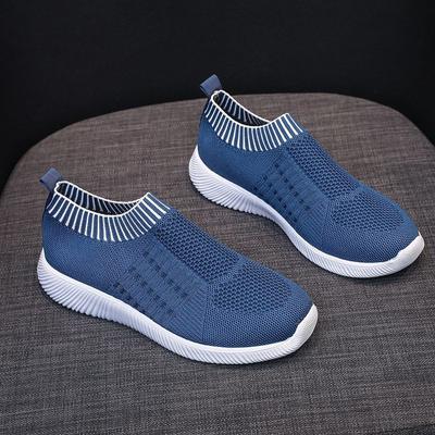 2024Sneakers Damskie Siateczkowe Płaskie Buty Sportowe Gimnastyczne do Biegania Super Lekkie i Oddychające Okrągły Nosek Modne Duży Rozmiar Buty Damskie