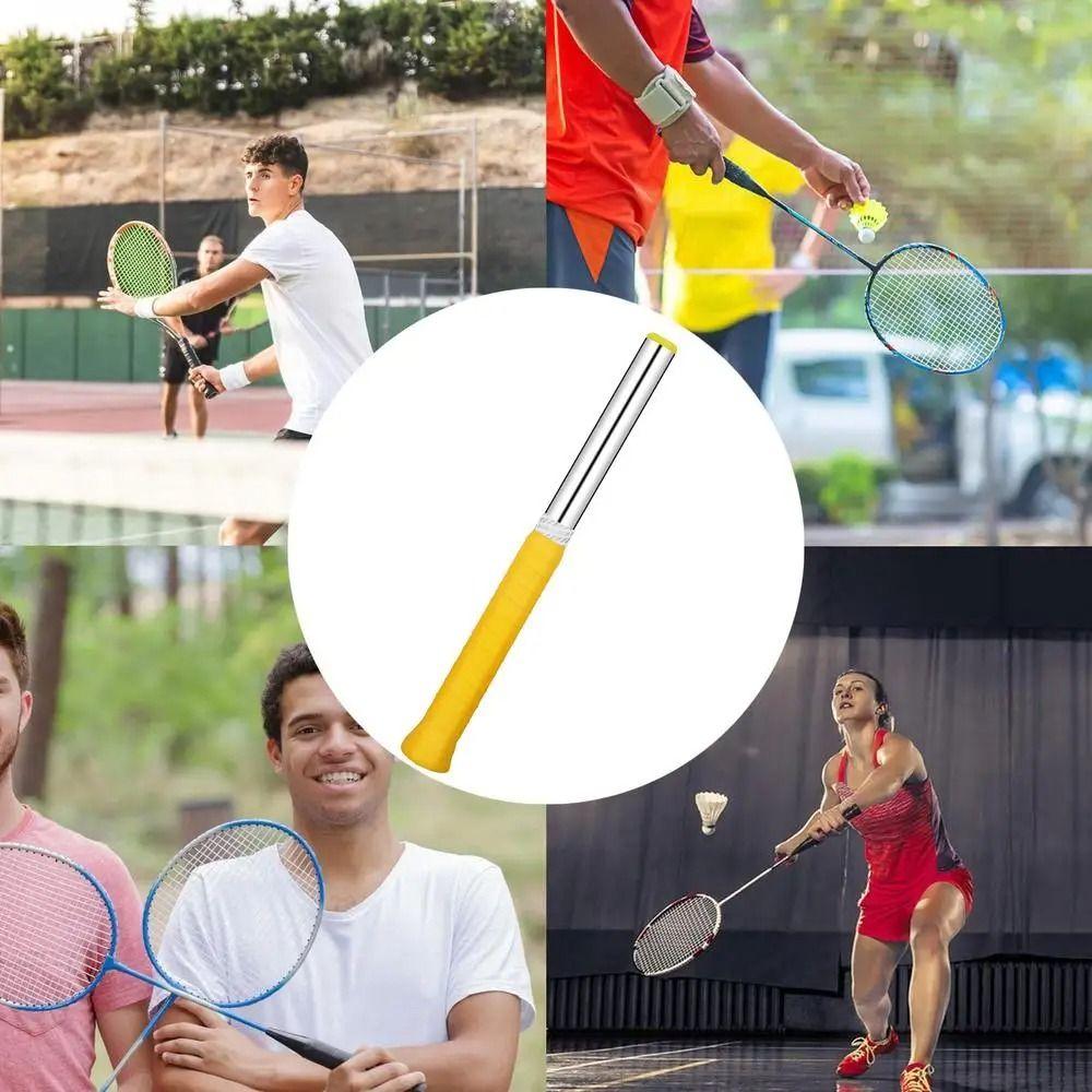 Comfortable Grip Racket Swing Trainer With Sound Badminton Training Stick Racket Sports