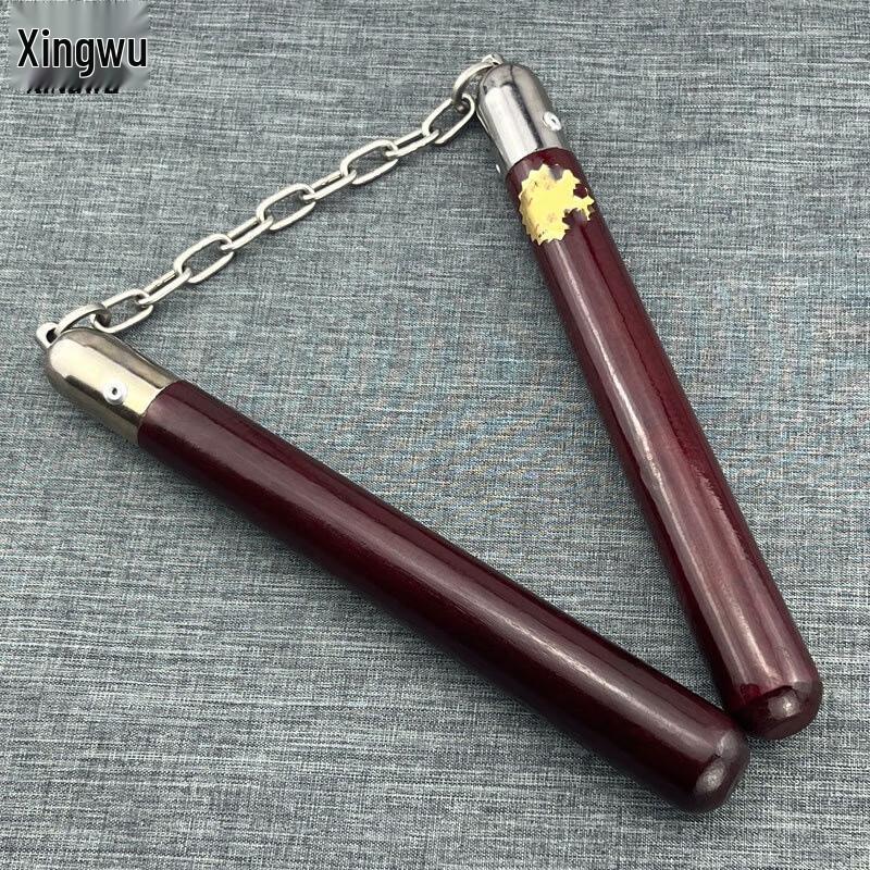 Xinboda Xingwu Massivholz Palisander Nunchaku