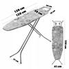 KADAX Ironing Board 120x38cm Wide Top Foldable Iron Holder