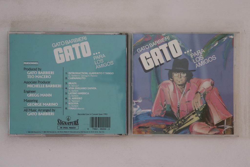 CD GATO BARBIERI - Gato... Para Los Amigos!! AKG39204 Signature, CBS  US Jazz Used