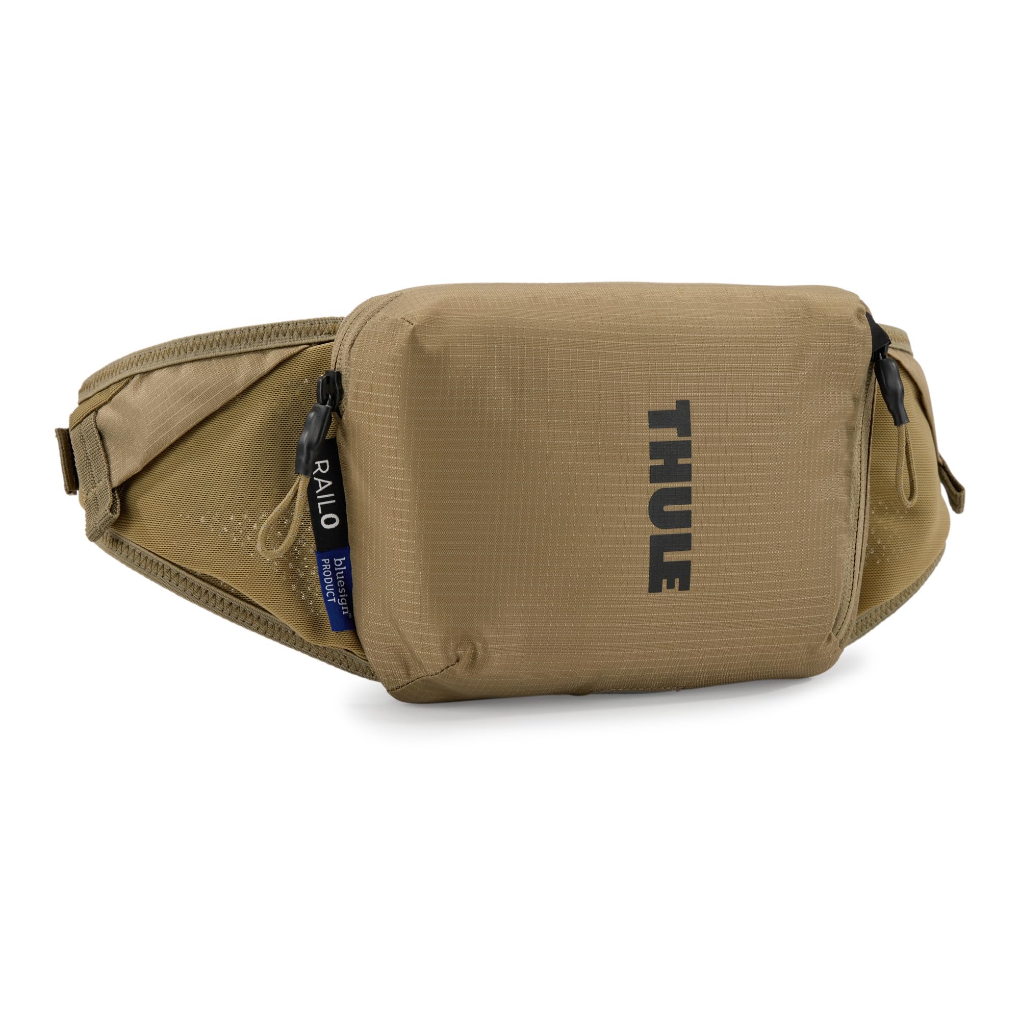 

Thule Rail Hip Pack 0L Waist Pouch with Side Pockets, Breathable, Faded Khaki, 3205303