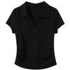 Three Color Slim Fit V-Neck Short Sleeve T-shirt
