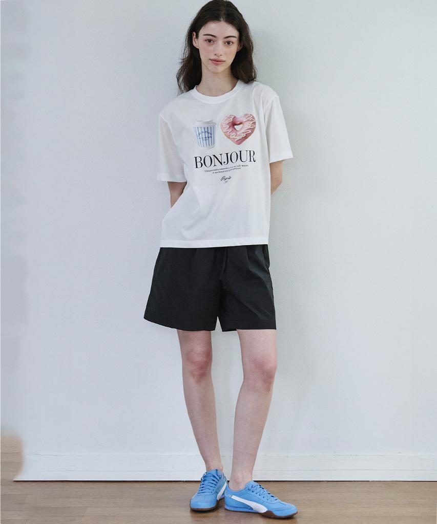 MALOUPE 5218 Amor Graphic T-Shirt (White)