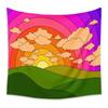 Psychedelic Sunset Tapestry  Vibrant Art for Living Room  Boho Style Enhance Your Space with Colorful and Inspirational Vibes