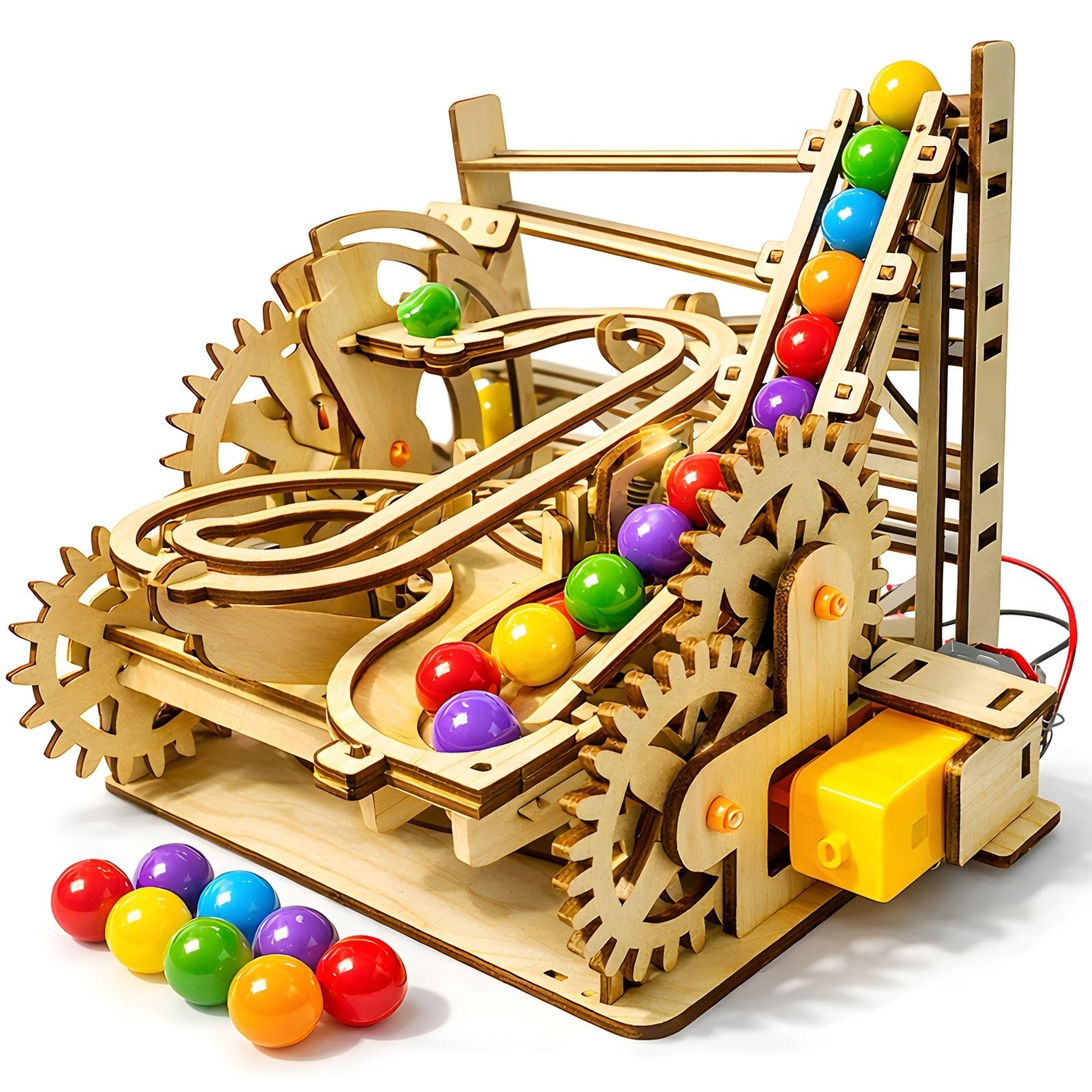 

Marumistone 3D Wooden Marble Run Puzzle Includes Japanese Instructions No Tools Required Educational Toy Craft Project Suitable for Elementary School