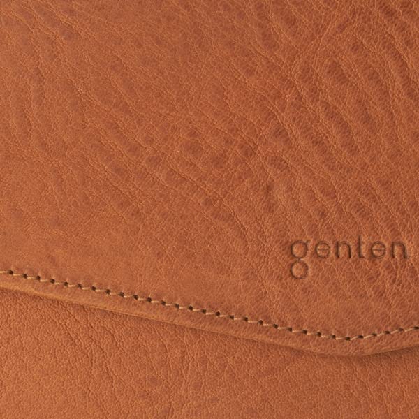 Genten Tosca Navy Flap Long Wallet