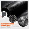for Hummer EV Accessories Car Inner Door Pull Handle Surround Panel Frame Real Carbon Fiber Interior Sticker Compatible with Hummer EV 2024+ 4pcs