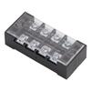 50pcs Terminal Blocks Dual Row 25A 600V Good Electrical Conductivity Screw Terminal Strip Blocks for Distribution Box