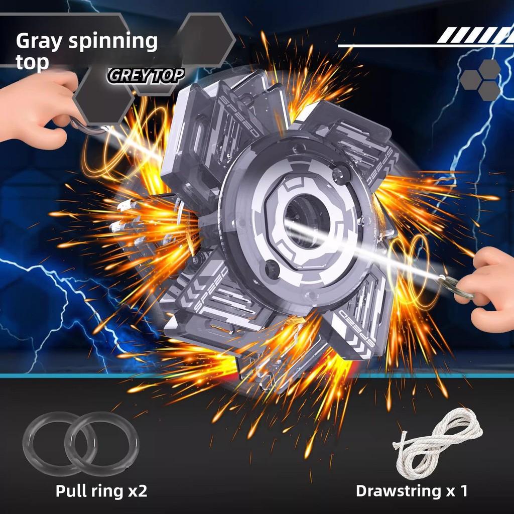 

Spark Light Up Spin Top For Kids Play And Stress Relief сірий колір