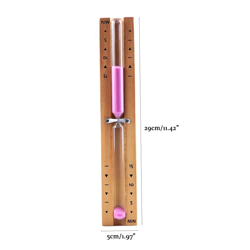 Portable Wooden Sauna Hourglass Wall Mounted Rotating 15mins Duarble Clock Timer 2025 New