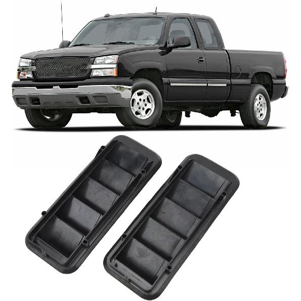 Grille d'aération de secours pour tableau de bord de voiture, lot de 2 grilles d'aération de secours pour panneau arrière 13596856 Remplacement pour 1500 2500 3500 HD