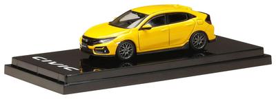 Κλίμακα HJ64 Honda Civic Hatchback 2020 Προσαρμοσμένη Έκδοση Κίτρινο Έτοιμο Προϊόν 1/64 (FK7) (Προσαρμοσμένο χρώμα)