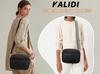 KALIDI Women's Small Shoulder Bag, Mini Bag, Shoulder Bag, Crossbody Bag, Multi-Layered, Waterproof, Lightweight, Solid Color, Large Capacity,