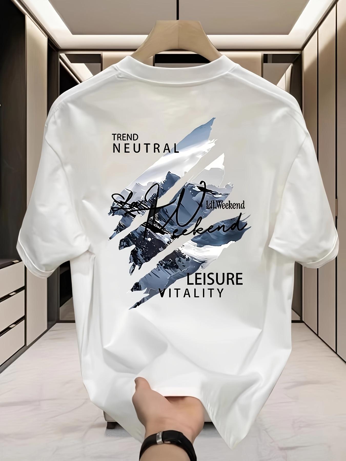 

Men s 180gsm Heavyweight Y2k Short Sleeves Classic Streetwear Trendy Cotton sweatshirt Sports Graphic Retro Fashion 4XL
