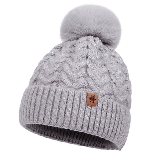 3Pcs/Set Women Winter Hat Scarf Gloves Set Twist Texture Plush Ball Decor Brimless Hat Scarf Touchscreen Glove Set