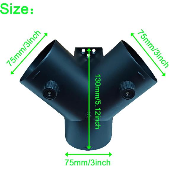 Diesel Heater Duct Connector Accessories,Diesel Air Heater Hose Pipe Ducting Connector Parts For Chinese Webasto Eberspacher Propex 2KW 5KW 8KW