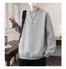 KM1023 Winter Plus Velvet High Neck Embroidered Men's Sweater - Thickened Base Layer Knitwear.