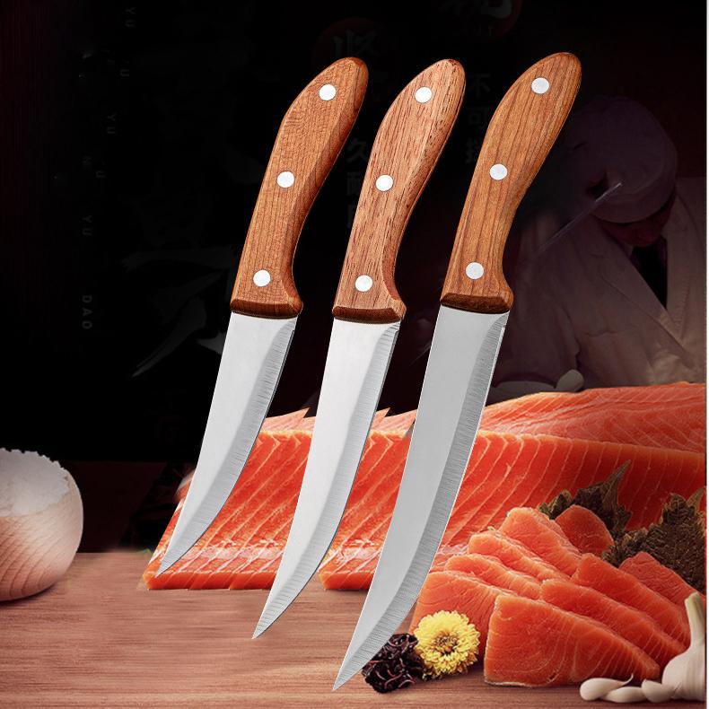 Nerezový vykosťovací nůž Mongolský nůž Nůž na maso Řeznický nůž Nůž na ovoce Nůž Kráječ Nůž