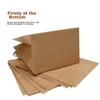 JIACHI Kraft Paper Bags, Handbags, 25*13.5*27cm, 20 Pieces, Gift Bags, Storage Bags, Disposable Packaging Bags