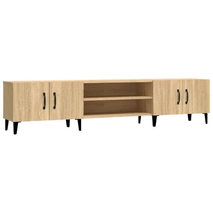VidaXL TV Furniture Sonoma Oak 180x31.5x40 Cm Engineered Wood 816267