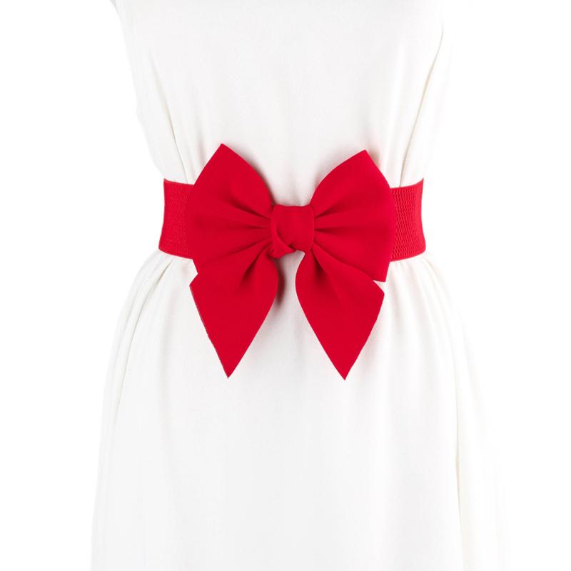 

Красный пояс-бант Пояса-банты Эластичные Для женщин Платья для вечеринок Сладкий панк Декор одежды Аксессуары на все случаи жизни 2025