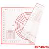 Non Slip Silicone Pastry Mat with Measurements Nonstick Thick Baking Mat for Rolling Out Dough Fondant Pizza Mat Counter Mat