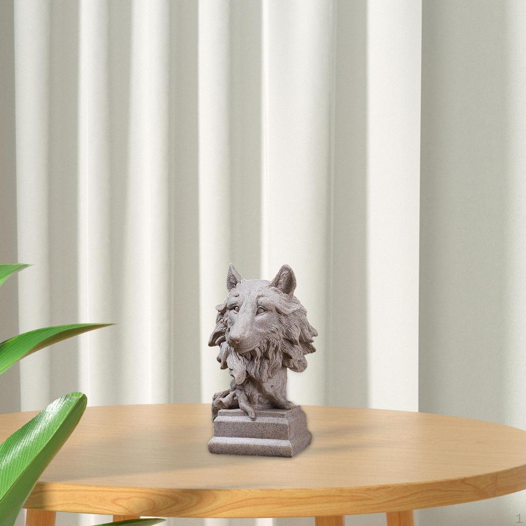 Animal Figurine Centerpiece for Indoor Display Resin Craft Living Room