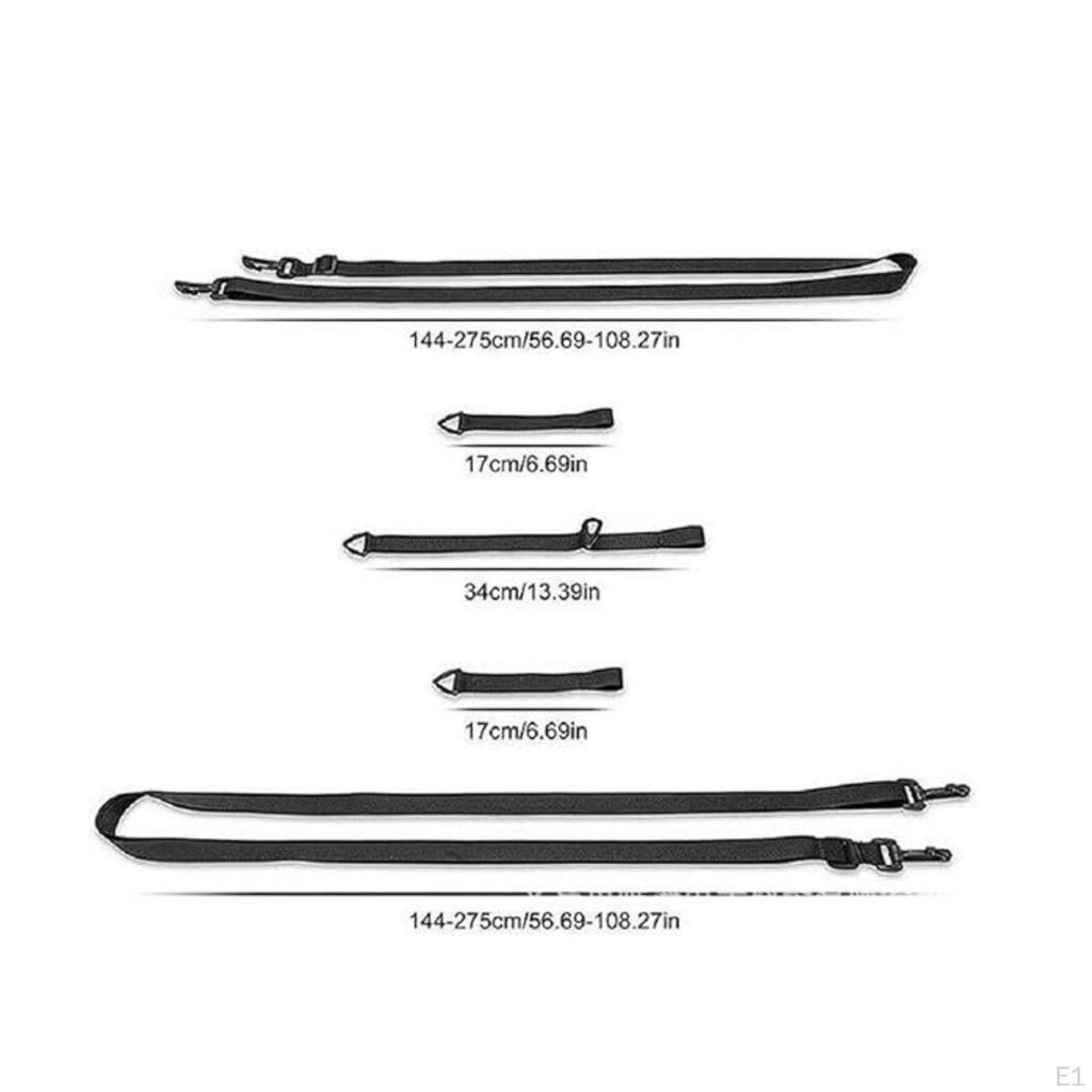 4 Pieces Cantilever Umbrella Fixing Strap Adjustable Garden Gear Windproof