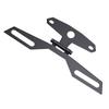Adjustable Motorcycle License Plate Bracket Universal Folding License Plate Tail Light Mount Holder for ATV Motorbike