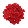 10 PCS Faux Silk Hydrangeas Flowers Heads with Stems Hydrangea Artificial Flowers Real Touch for Home Wedding Party Table Decor