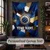Wandbehang Club Brügge FC Druck Benutzerdefinierter Name Text Wandbehang Heimdekoration