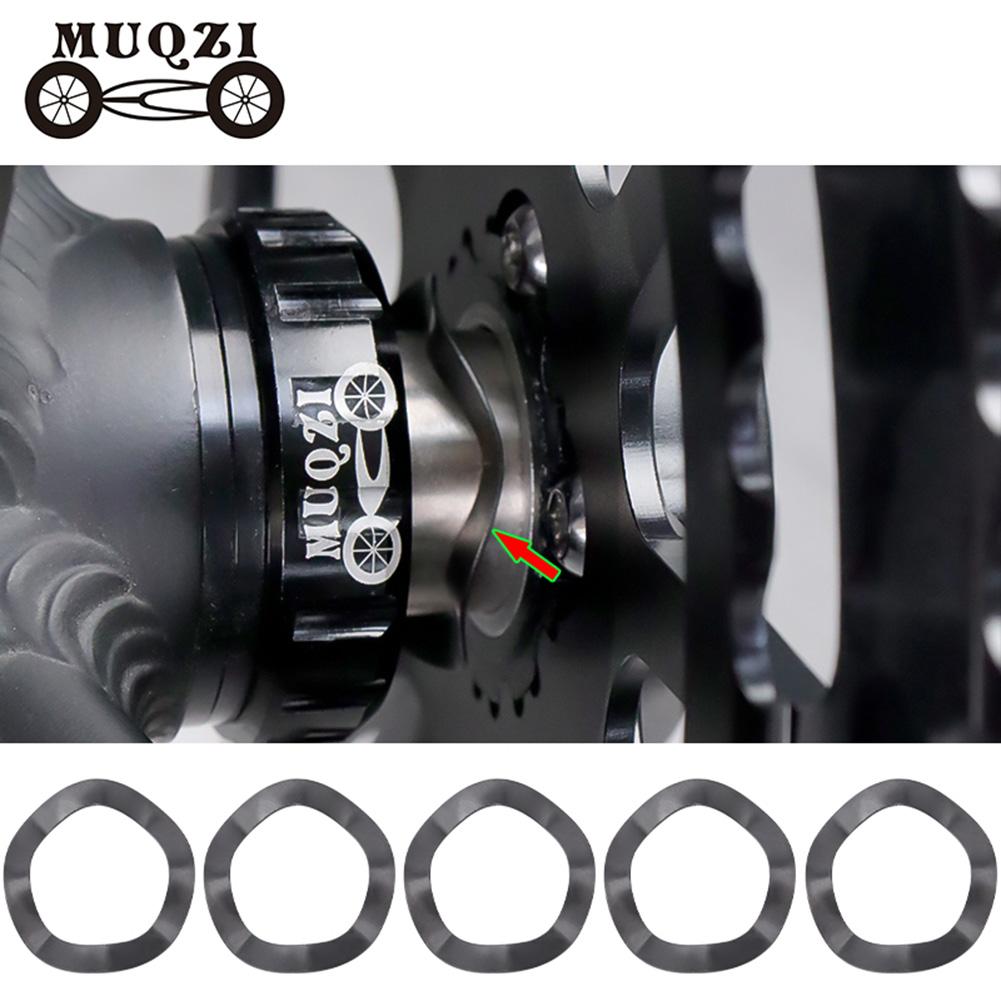 Portable Bike Bottom Bracket Wave Washer 5pcs Mountain Bicycle Crankset Bottom Spacer Cycling Part Accessories