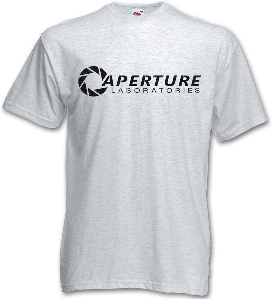 VINTAGE APERTURE LABORATORIES T-SHIRT Science Logo Labs Game Portal