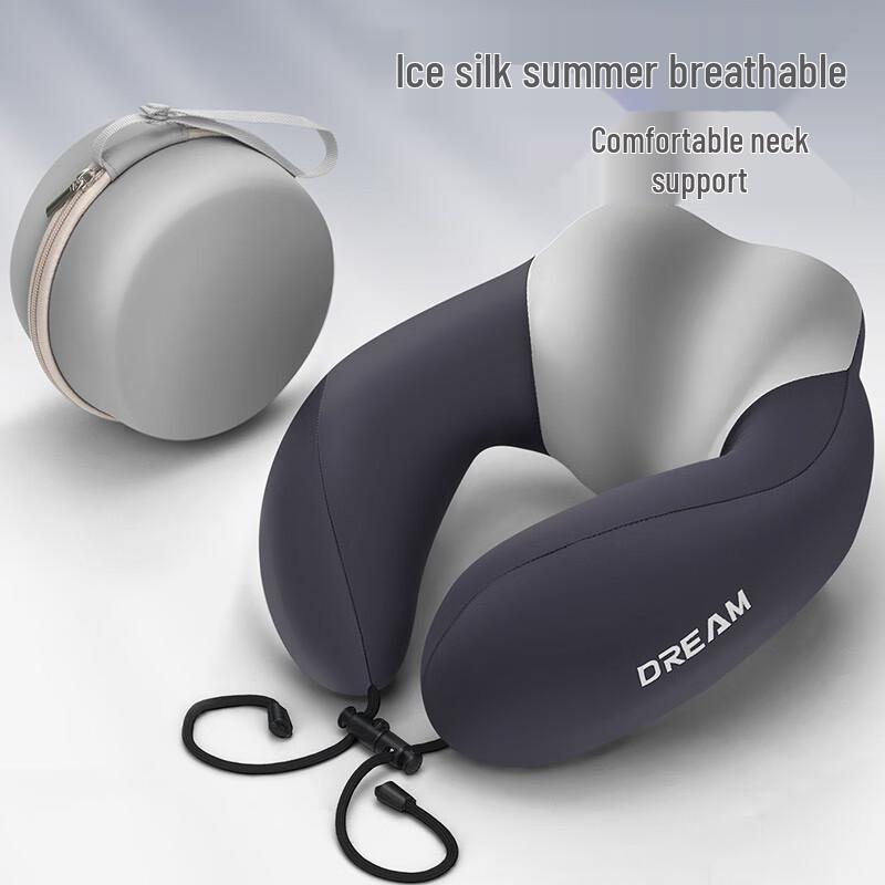 Aijiepu Memory Foam U-shaped Travel Neck Pillow